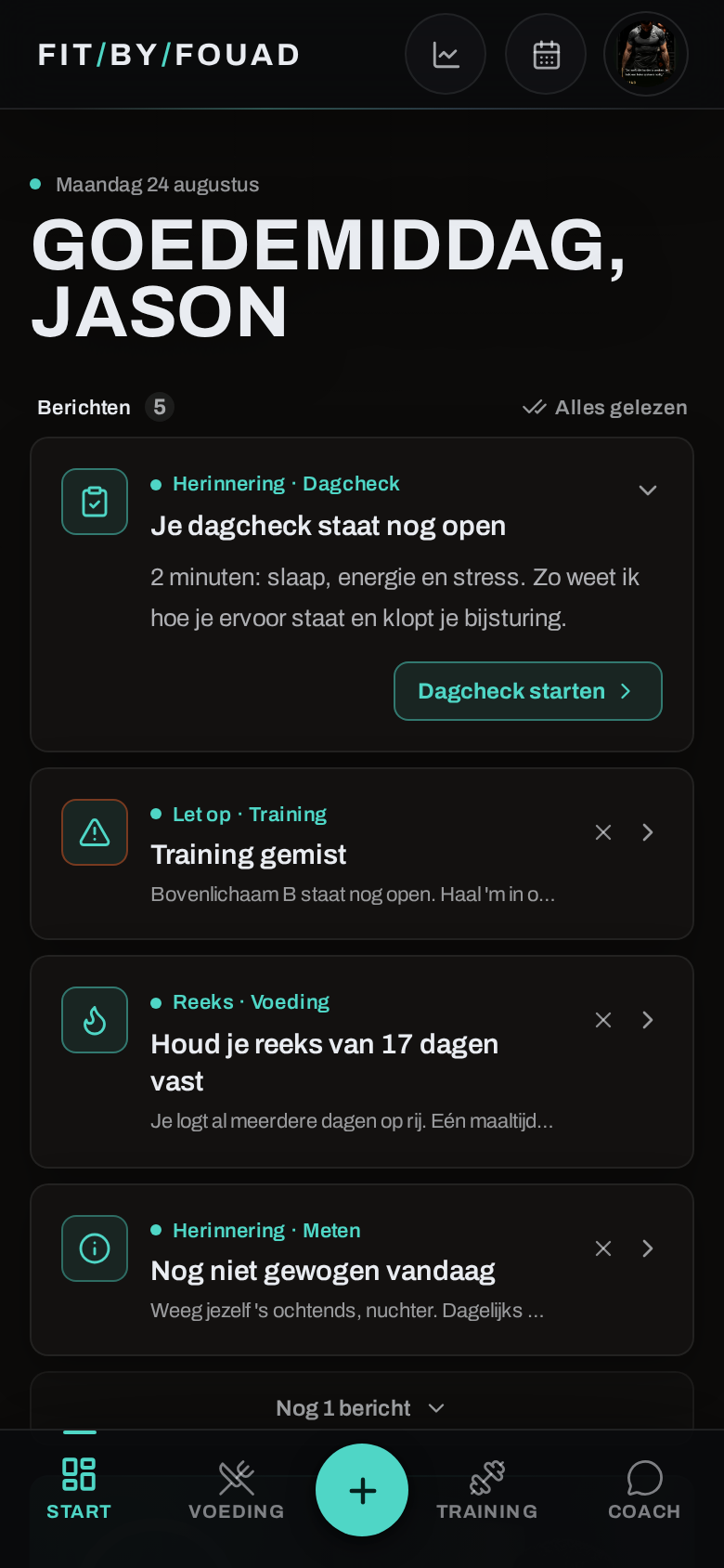 Fit By Fouad coaching app